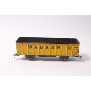 Marx O Gauge Wabash Gondola 80982 Retro Tin Toy Railway Vehicle ~ 260302-WH 1011